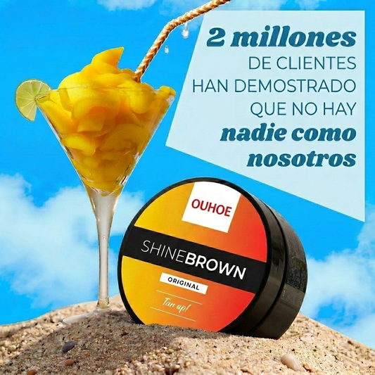 Fórmula Avanzada para un Bronceado Radiante -  SHINE BROWN™