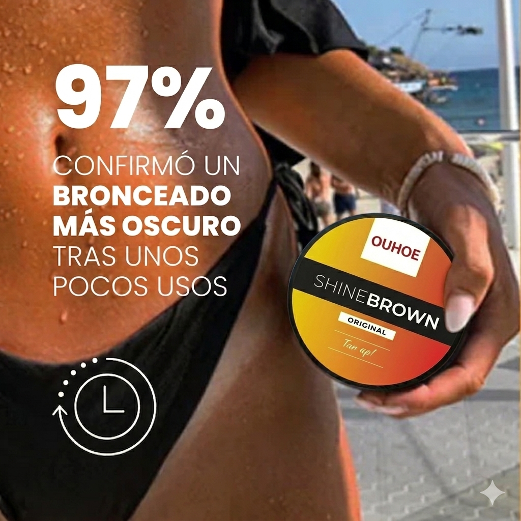 Fórmula Avanzada para un Bronceado Radiante -  SHINE BROWN™